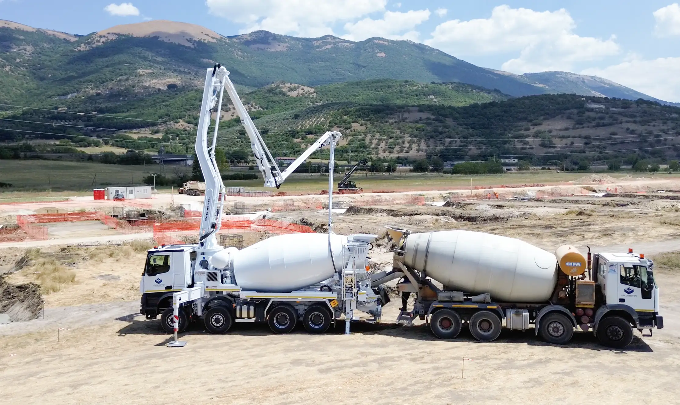 vallo beton pompaggio di calcestruzzo